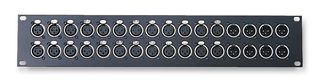 NEUTRIK - PATCHPANEL24F/8M - 配装面板，24 插头/8 插座