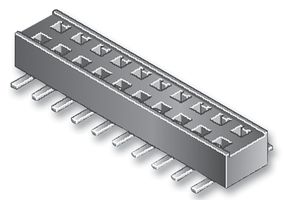 FCI - 55510-116TRLF - 连接器 母 SMT 垂直 16路 Minitek?