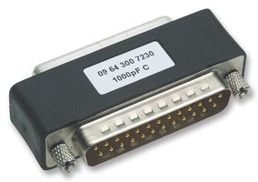 HARTING - 09 64 100 7230 - 适配器 D-sub 滤波型 1000pF 9路